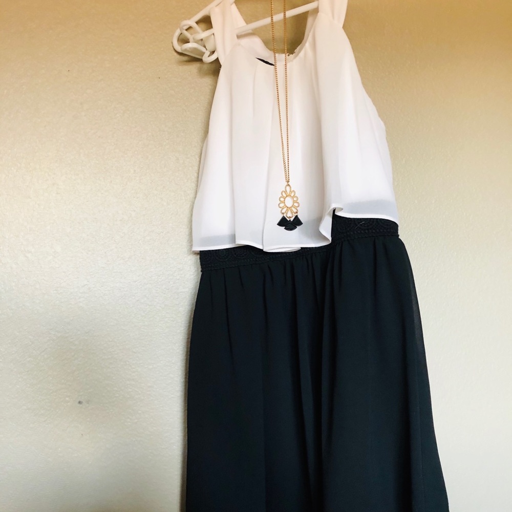 dress with necklace
